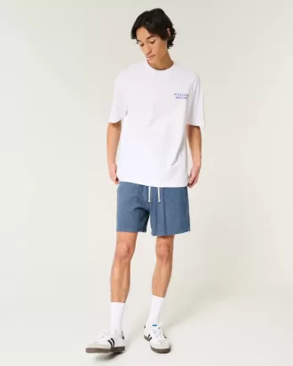 Schlupfshorts aus Leinenmischung