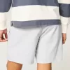 Schlupfshorts aus Leinenmischung bis zur Mitte des Oberschenkels Schlupfshorts aus Leinenmischung bis zur Mitte des Oberschenkels