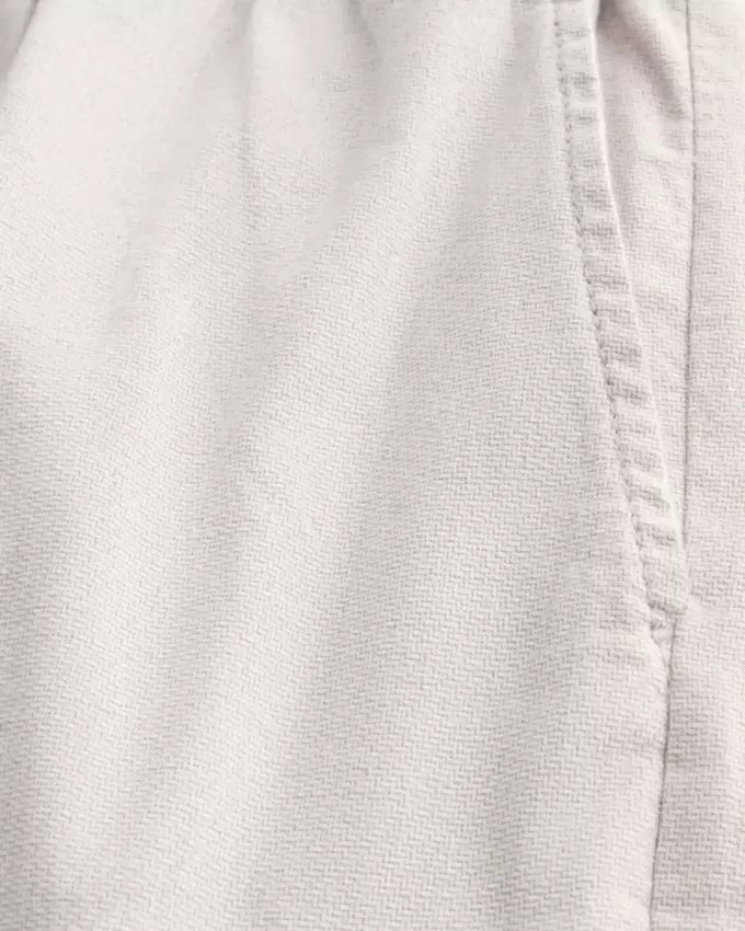 Schlupfshorts aus Leinenmischung bis zur Mitte des Oberschenkels