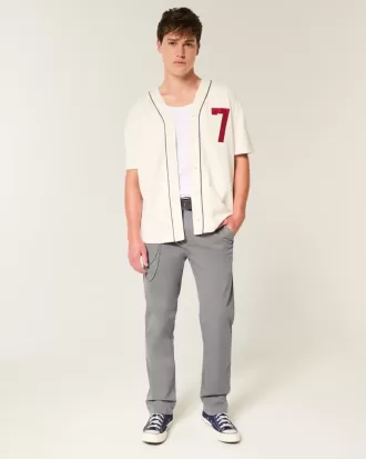 Schmale, gerade Chinohose