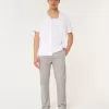 Schmale, gerade Chinohose