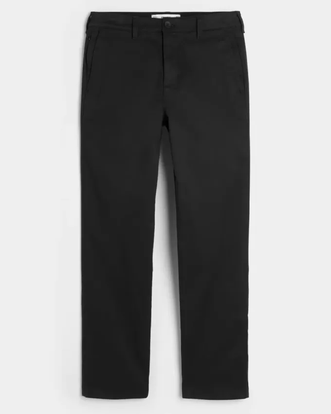 Schmale, gerade Chinohose