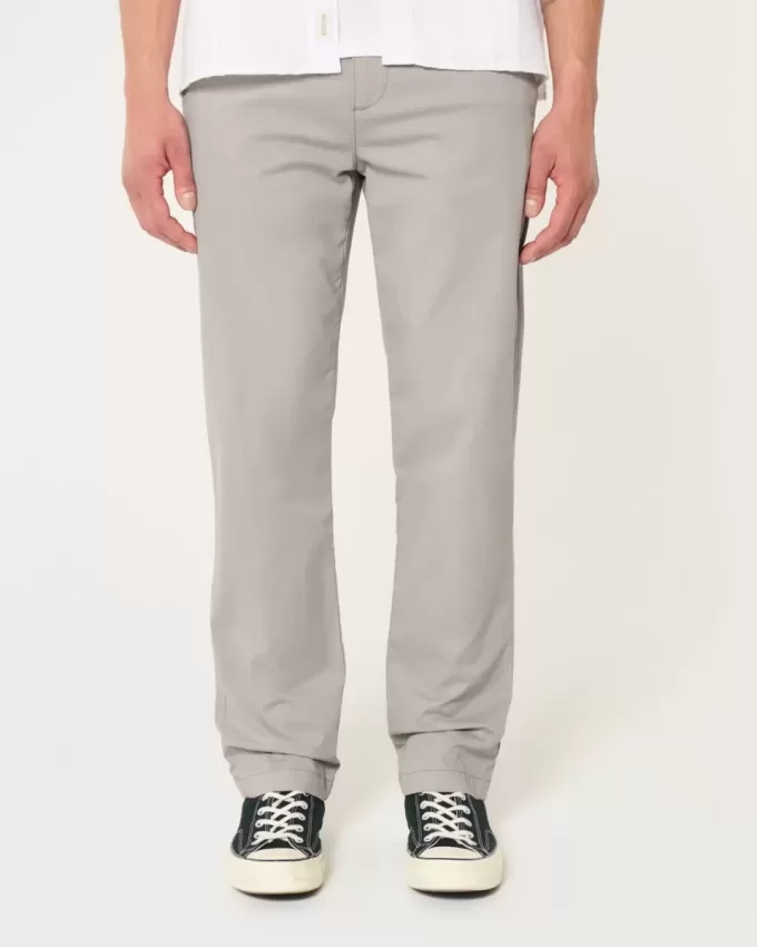 Schmale, gerade Chinohose