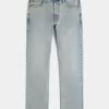 Schmale, gerade Jeans in heller Waschung Schmale, gerade Jeans in heller Waschung