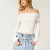 Schulterfreier Pullover Schulterfreier Pullover
