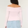 Schulterfreier Pullover Schulterfreier Pullover