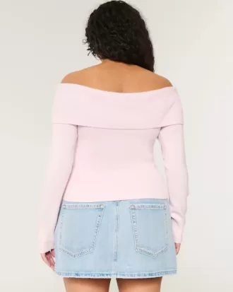 Schulterfreier Pullover