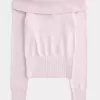 Schulterfreier Pullover Schulterfreier Pullover