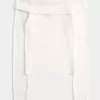 Schulterfreier Pullover Schulterfreier Pullover