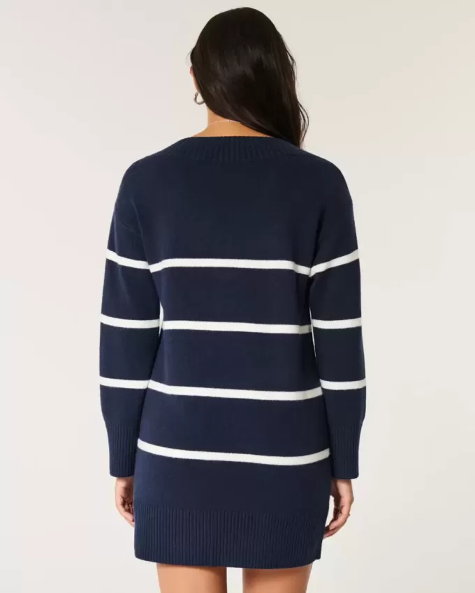 Schulterfreies Jersey-Sweatkleid Schulterfreies Jersey-Sweatkleid