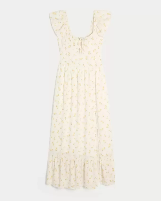 Schulterfreies Maxikleid Schulterfreies Maxikleid