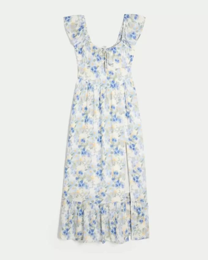 Schulterfreies Maxikleid Schulterfreies Maxikleid