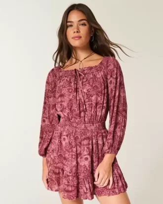 Schulterfreies/offenes gewebtes Kleid