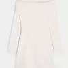 Schulterfreies Skater-Pulloverkleid Schulterfreies Skater-Pulloverkleid