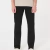 Schwarze Bootcut-Jeans