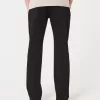 Schwarze Bootcut-Jeans