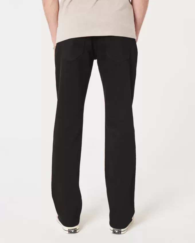 Schwarze Bootcut-Jeans