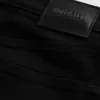 Schwarze Bootcut-Jeans