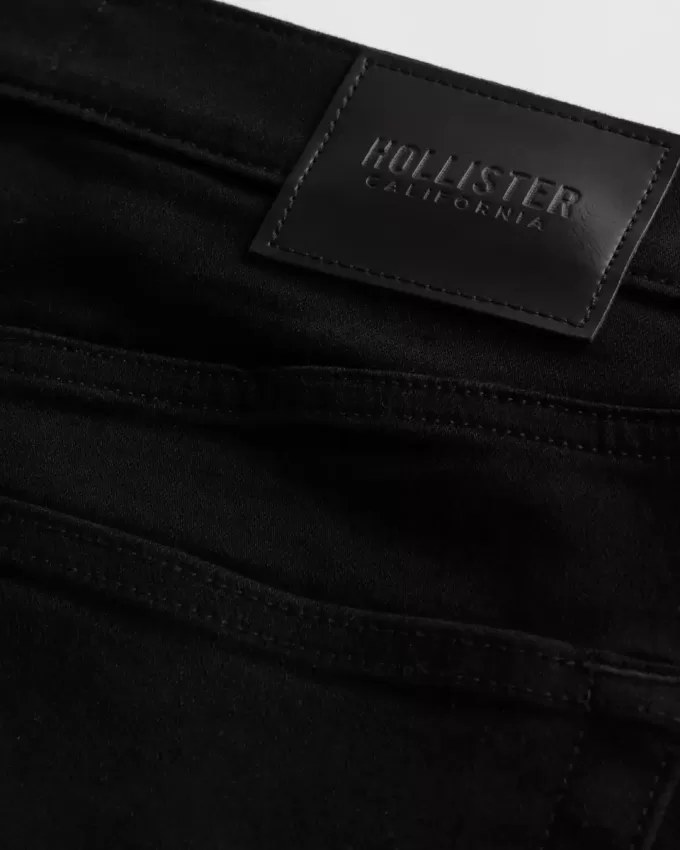 Schwarze Bootcut-Jeans
