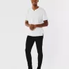 Schwarze, verblassungsfreie Super Skinny Jeans