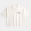 Schweres Baggy-Crop-T-Shirt mit Los Angeles-Football-Grafik Schweres Baggy-Crop-T-Shirt mit Los Angeles-Football-Grafik