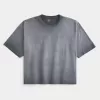 Schweres Rundhals-T-Shirt Schweres Rundhals-T-Shirt
