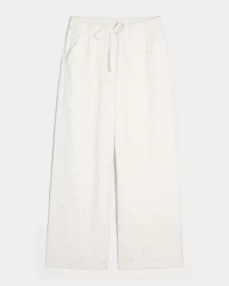 Seersucker Baggy Schlupfhose