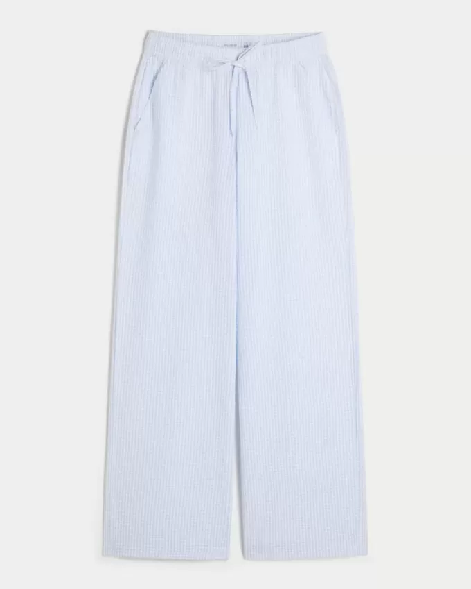 Seersucker Baggy Schlupfhose