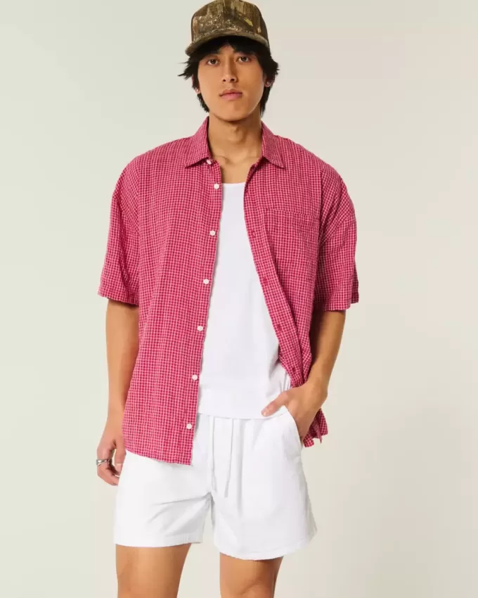 Seersucker-Shorts