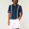 Seersucker-Shorts über dem Knie