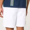 Seersucker-Shorts über dem Knie
