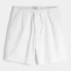 Seersucker-Shorts über dem Knie
