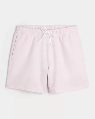 Seersucker Volley Badehose bis zur Mitte des Oberschenkels