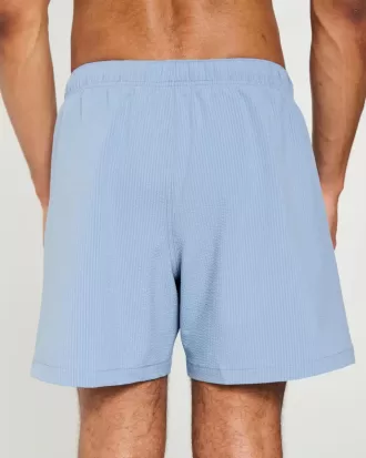 Seersucker Volley Badehose bis zur Mitte des Oberschenkels
