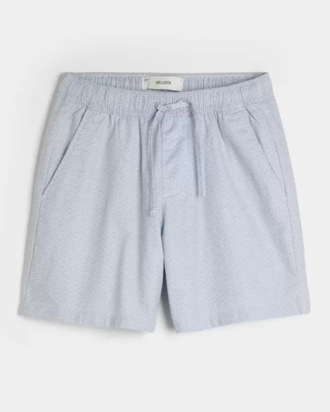 Shorts aus Leinenmischung über dem Knie Shorts aus Leinenmischung über dem Knie