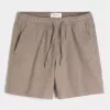 Shorts aus Leinenmischung über dem Knie Shorts aus Leinenmischung über dem Knie