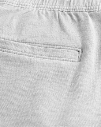 Shorts aus Leinenmischung über dem Knie
