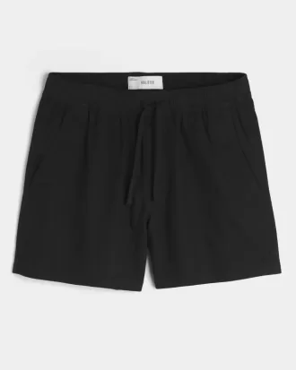 Shorts aus Leinenmischung bis zur Mitte des Oberschenkels