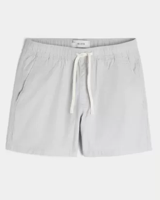 Shorts aus Leinenmischung bis zur Mitte des Oberschenkels