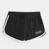 Shorts mit hohem Bund und Logo Shorts mit hohem Bund und Logo