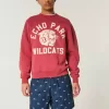 Shorts zum Überziehen mit amerikanischem Flaggenmuster bis zur Mitte des Oberschenkels