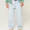 Skater-Baggy-Jeans in heller Waschung Skater-Baggy-Jeans in heller Waschung