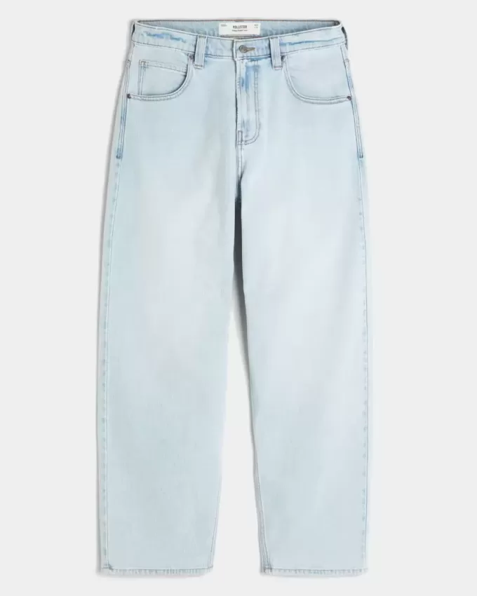 Skater-Baggy-Jeans in heller Waschung Skater-Baggy-Jeans in heller Waschung