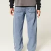 Skater-Baggy-Jeans in mittlerer Waschung