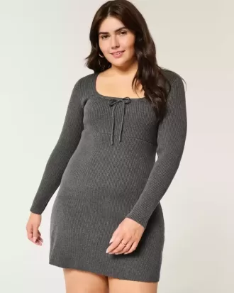 Skater-Minikleid aus Strick