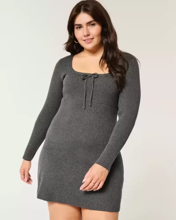 Skater-Minikleid aus Strick Skater-Minikleid aus Strick