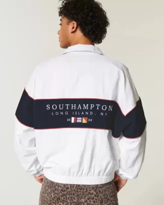 Southampton NY Grafik-Reißverschlussjacke