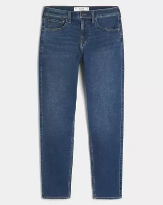 Sportliche Skinny-Jeans in dunkler Waschung