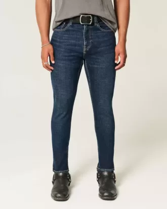 Sportliche Skinny-Jeans in dunkler Waschung