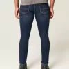 Sportliche Skinny-Jeans in dunkler Waschung